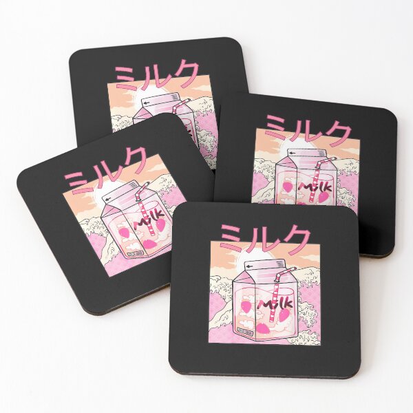 Item preview, Strawberry Milk Shake Carton Funny Retro 90s Japanese Kawaii designed and sold by DPankdesign.