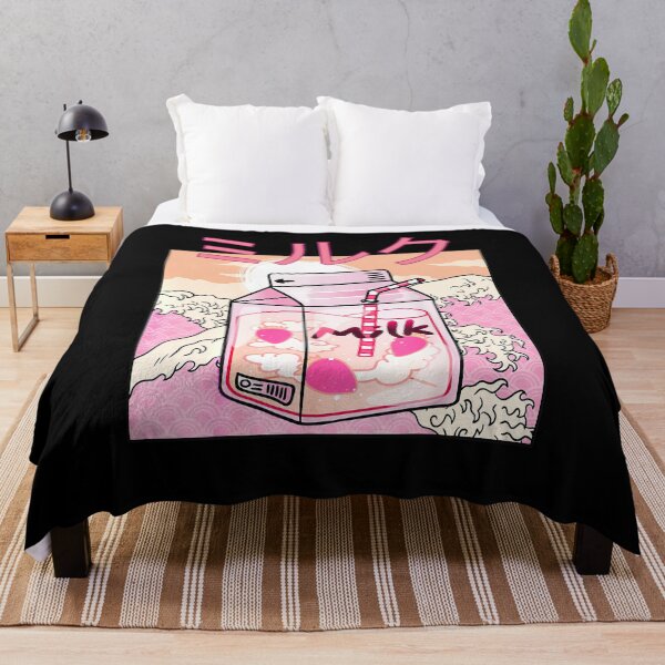 Item preview, Strawberry Milk Shake Carton Funny Retro 90s Japanese Kawaii designed and sold by DPankdesign.