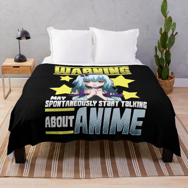 Item preview, Warning May Spontaneously Start Talking About Anime designed and sold by DPankdesign.