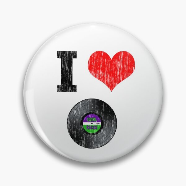 Item preview, I Love Vinyl Records designed and sold by oldrockerdudes.