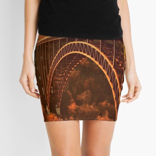 New River Gorge Bridge Mini Skirt