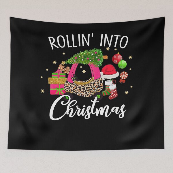 Item preview, Xmas Lighting Tree Santa Riding Arctic Fox Christmas  designed and sold by DaylanSweep.