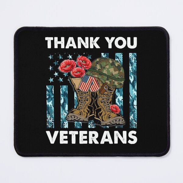 Item preview, Thank you veterans combat boots poppy flower veteran day designed and sold by DaylanSweep.