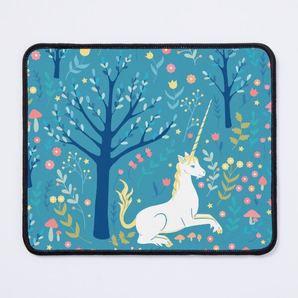 Item preview, Teal unicorn garden designed and sold by Elenanaylor.