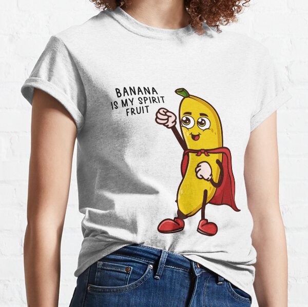 Halloween Skeleton Hands Holding Banana Boobs Funny Fruit Vegan Lover  T-Shirt