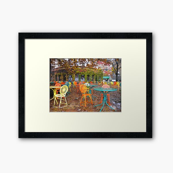 Vista previa del artículo con la obra «Otoño en la terraza», diseñado y vendido por cathyklima.