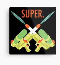 SUPER. Metal Print