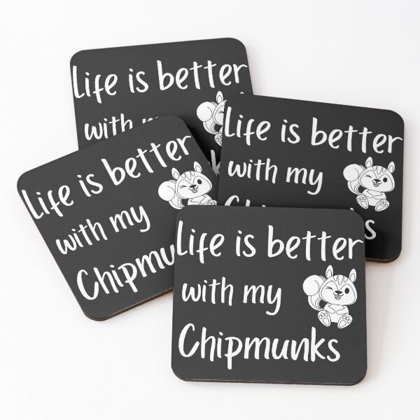 Item preview, Life is better with my chipmunks designed and sold by Smileycreation.