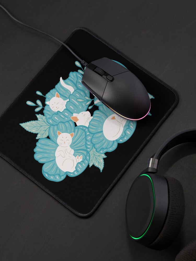 Alternate view of Where the cats live Mouse Pad