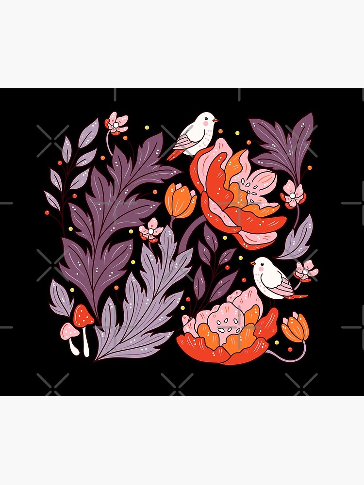 Art nouveau purple by Elenanaylor
