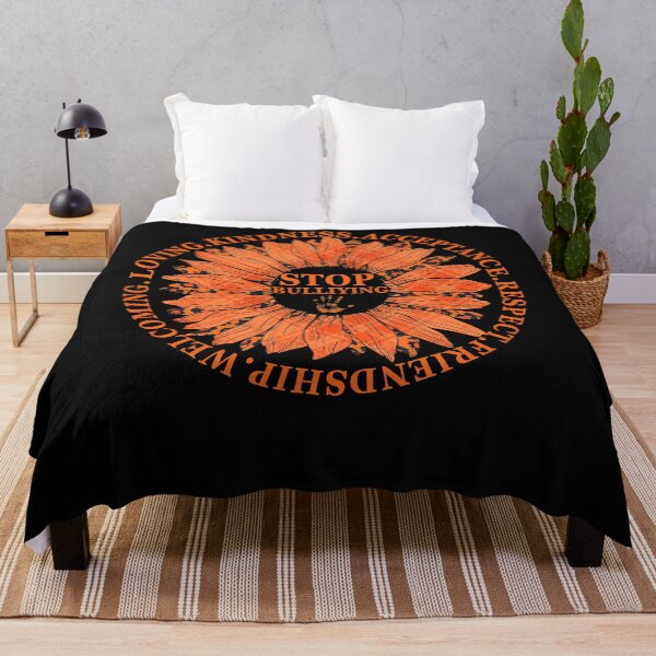 Item preview, We Wear Orange For Unity Day,kindness Anti Bullying Sunflower designed and sold by DaylanSweep.