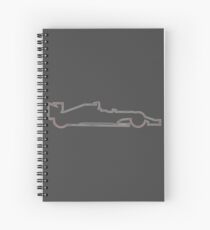 The F1 Track Spiral Notebook