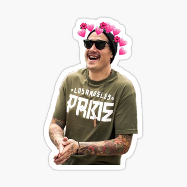 Cute Funnyman hearts sticker - Hollywood Undead Sticker