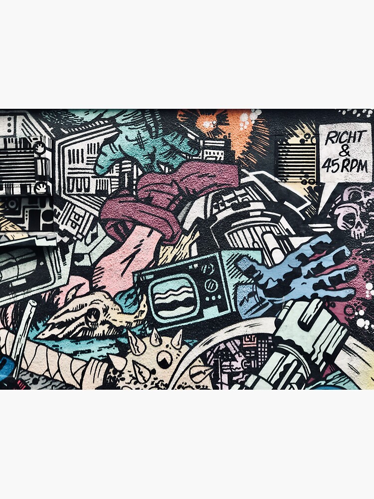 "modern art" Sticker by Bamboowood Redbubble