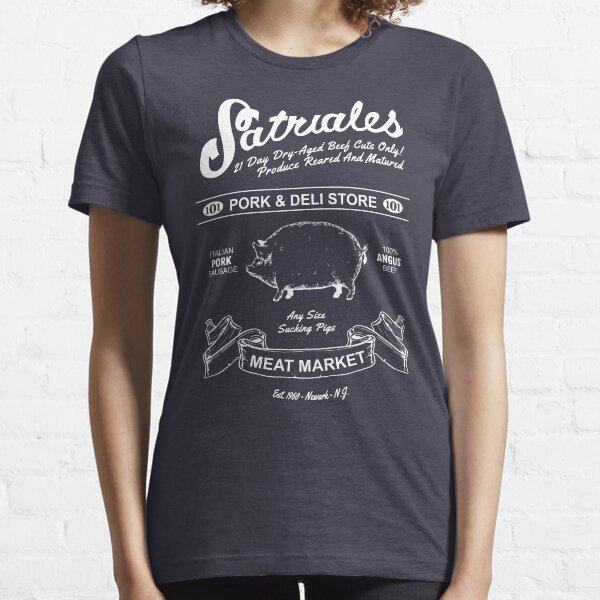 Satriale's Pork & Deli Store Darks Essential T-Shirt