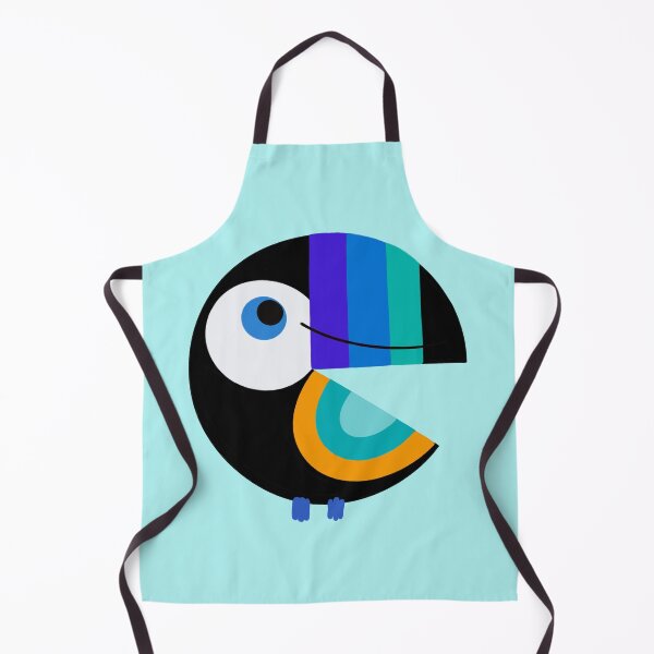 Item preview, Happy Colorful Blue Tucan from the Tropics designed and sold by TineRose.