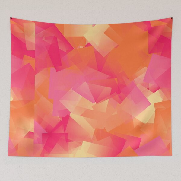 Item preview, Watercolor tiles pattern red designed and sold by PeppaThePenguin.