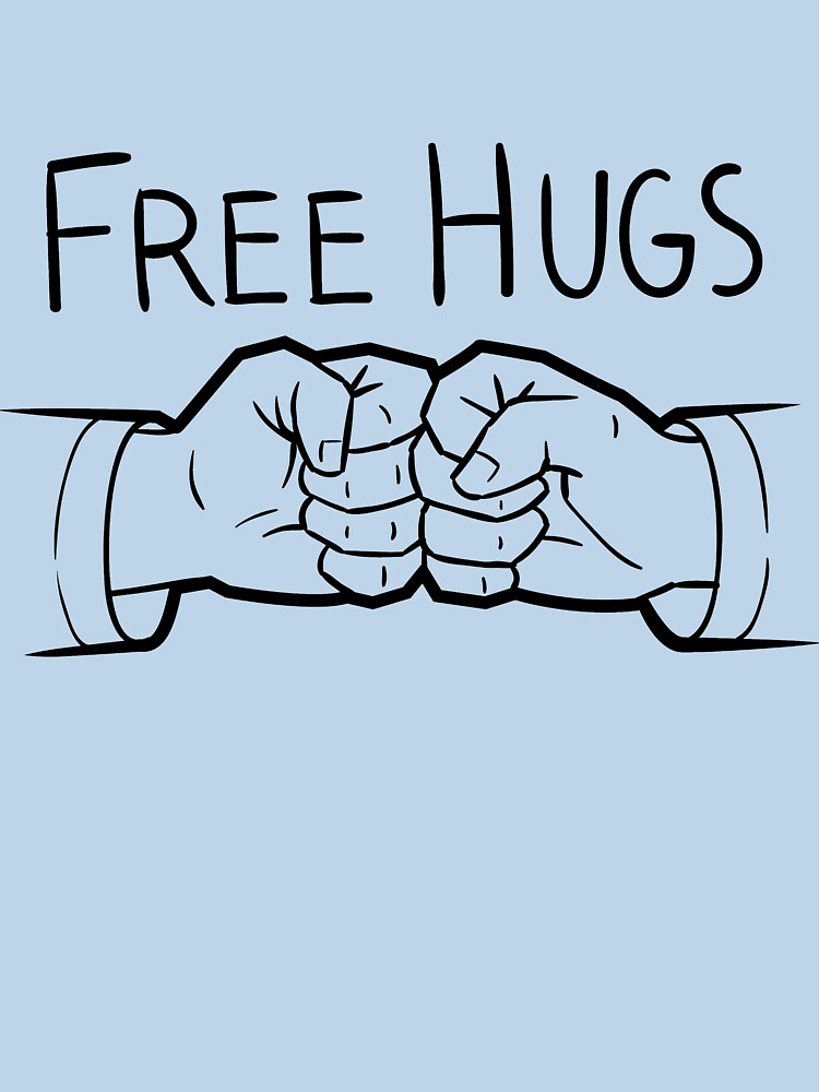 Thumbnail 7 of 7, Classic T-Shirt, BJJ: Free Hugs designed and sold by SabinesWorld.