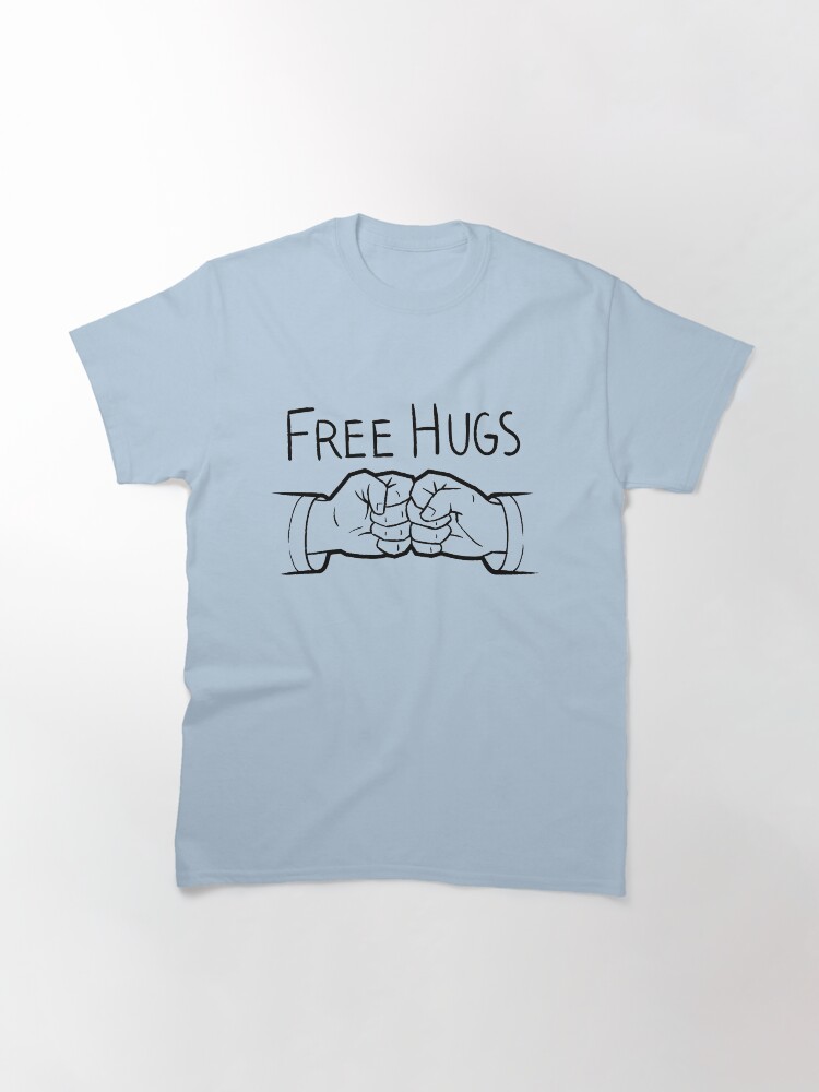 Thumbnail 3 of 7, Classic T-Shirt, BJJ: Free Hugs designed and sold by SabinesWorld.