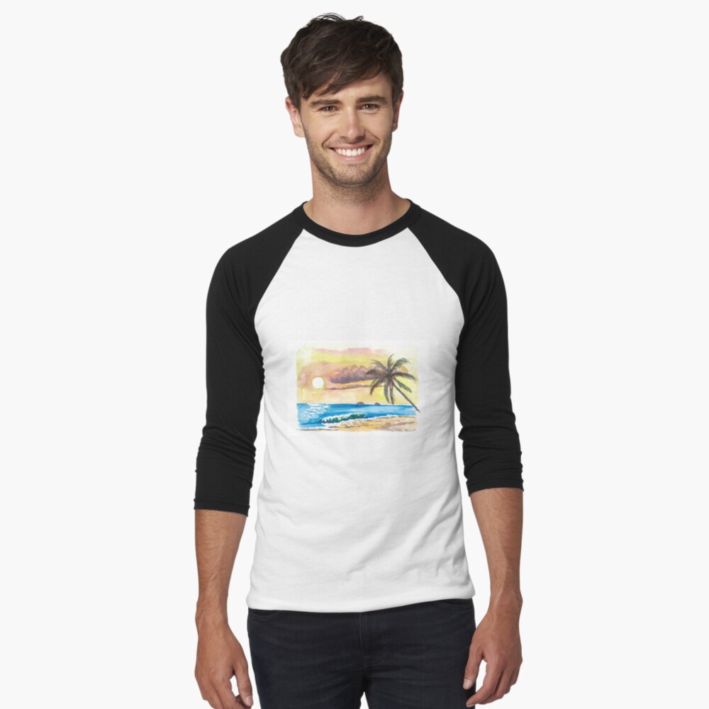 Item preview, Baseball ¾ Sleeve T-Shirt designed and sold by artshop77.