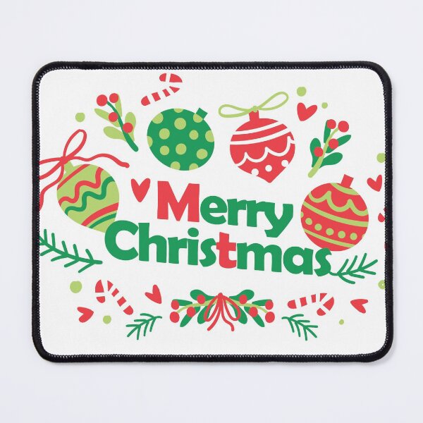 Merry Christmas Shirt Mouse Pad
