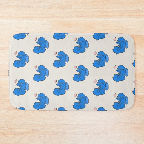 Item preview, Kawaii Cute Anime Funny Betta Fish - Blue designed and sold by Marinaaa010.