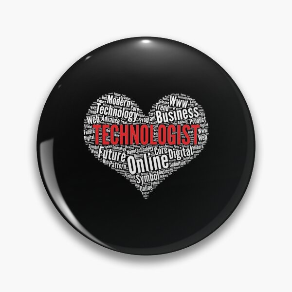 Item preview, Technologist Heart Shape Word Cloud Design print designed and sold by theodoros20.