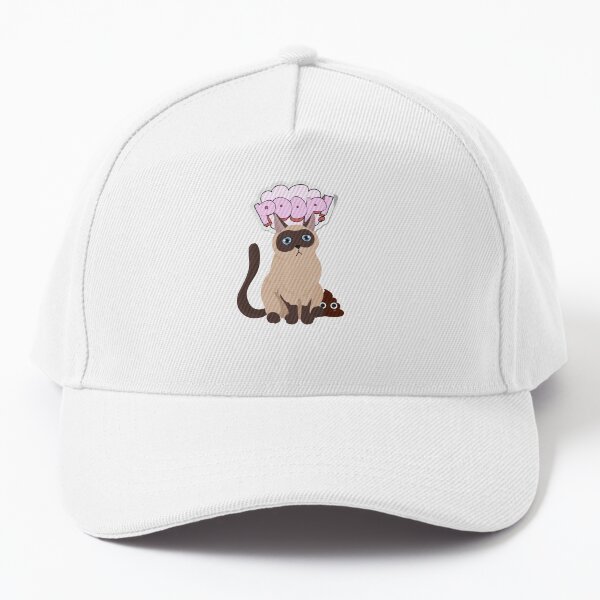 pooping Cats Funny T-shirt Funny Animal Lover Gag Joke Gift for Women, Men, Teens | Great for Birthday, White Elephant Party, Secret ... Stocking Filler or Stuffer, Christmas Baseball Cap