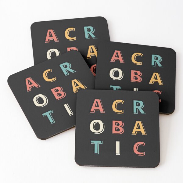 Item preview, Acrobatic (Retro Vintage Typography) designed and sold by DesignsofNote.