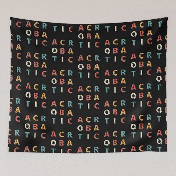 Item preview, Acrobatic (Retro Vintage Typography) designed and sold by DesignsofNote.