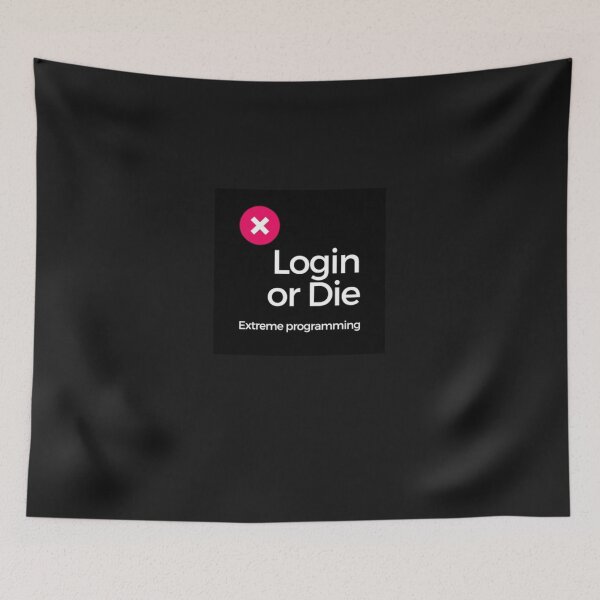 Item preview, Login or die Classic Copy designed and sold by MARYSHAWs.