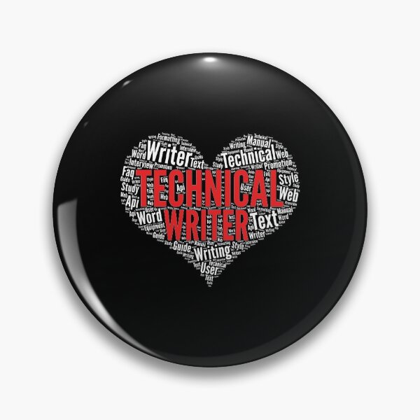 Item preview, Technical Writer Heart Shape Word Cloud Design graphic designed and sold by theodoros20.
