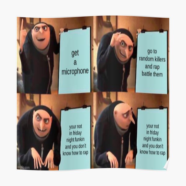 Gru Memes Posters Redbubble