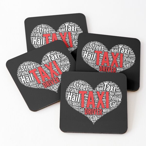 Item preview, Taxi driver Heart Shape Word Cloud Design product designed and sold by theodoros20.