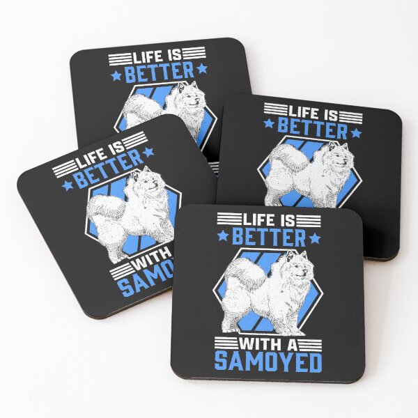 Item preview, Life with Samoyed Sled Dog Samojedenspitz designed and sold by madgrfx.