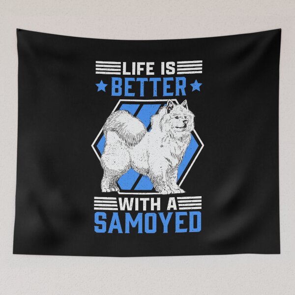 Item preview, Life with Samoyed Sled Dog Samojedenspitz designed and sold by madgrfx.