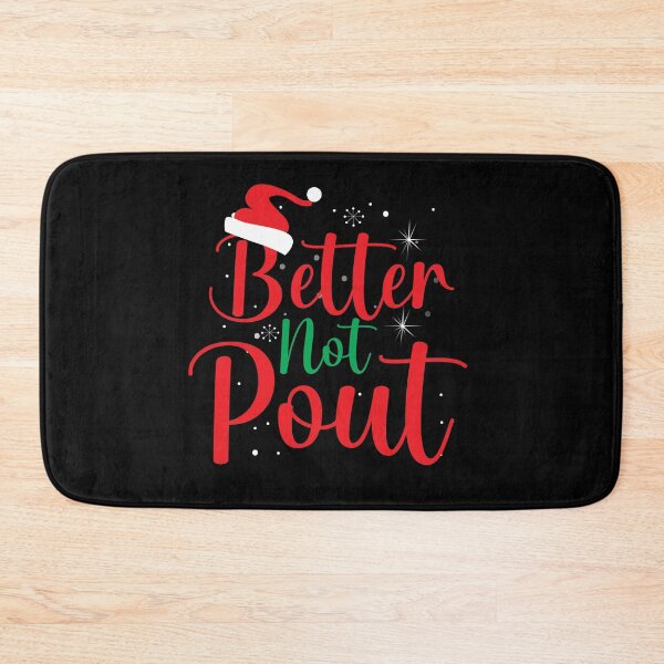 Item preview, Better Not Pout, happy holidays, funny Christmas designed and sold by plussorn.