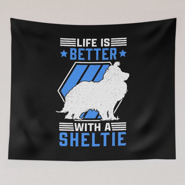 Item preview, Living with Shetland Sheepdog British Sheltie designed and sold by madgrfx.