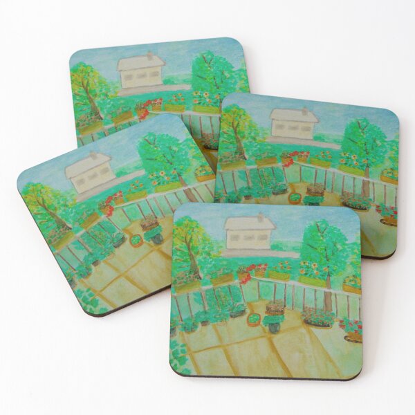 Item preview, Garden balcony view designed and sold by MartaTerkiewicz.