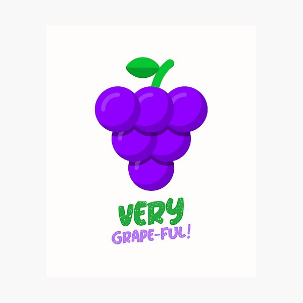 Item preview, VERY GRAPE-FUL! designed and sold by TheUrbanDreamer.