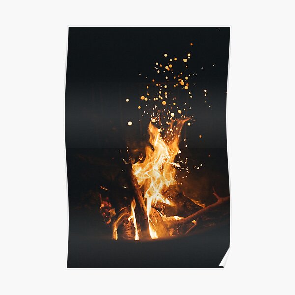 &ldquo;Fire Pit Wallpapers " Poster for Sale by Hagenbeck | Redbubble