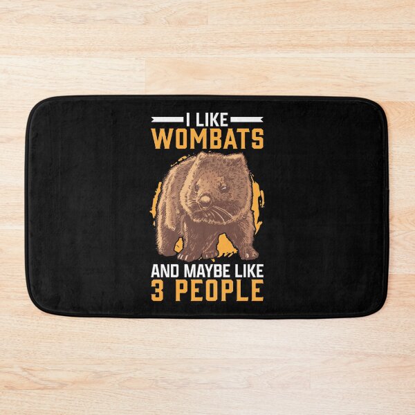 Item preview, I like wombat marsupial australia travel designed and sold by madgrfx.