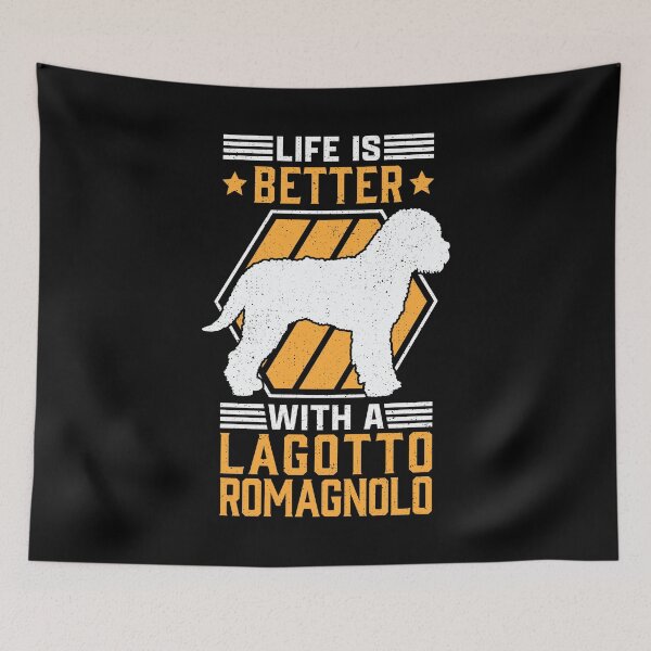 Item preview, Life is better with Lagotto Romagnolo Truffle Dog designed and sold by madgrfx.