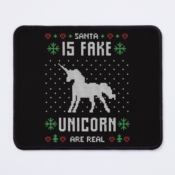 Item preview, santa is fake unicorn are real designed and sold by IgaBarClay.