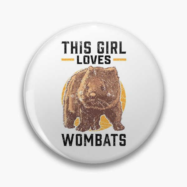 Item preview, Wombat girl marsupial Australia travel designed and sold by madgrfx.