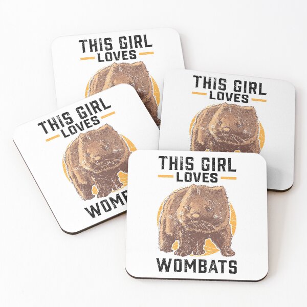 Item preview, Wombat girl marsupial Australia travel designed and sold by madgrfx.