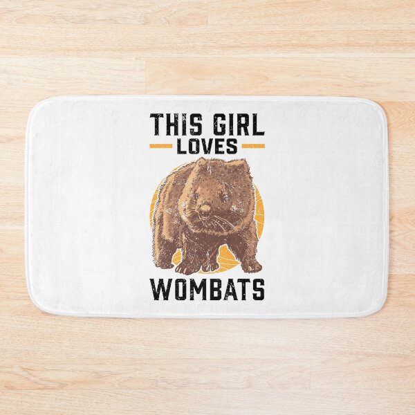 Item preview, Wombat girl marsupial Australia travel designed and sold by madgrfx.