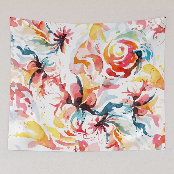 Item preview, Wartercolor your life leaves roses pattern  designed and sold by urban-color.