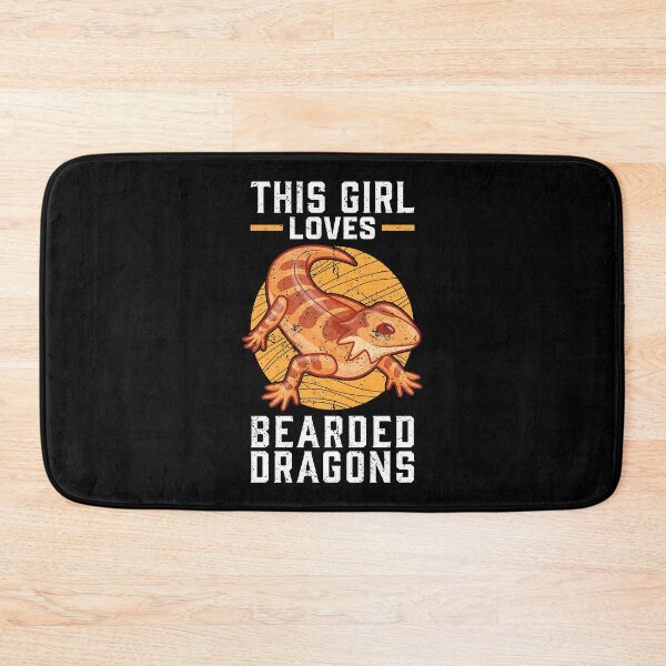 Item preview, Girl loves bearded dragon agamen lizard owner designed and sold by madgrfx.