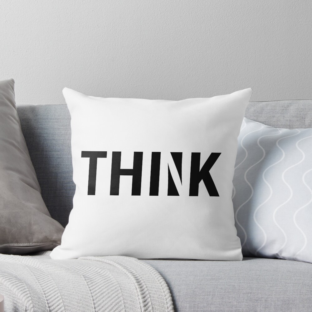 Item preview, Throw Pillow designed and sold by simplytextual.